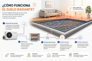 aerotermia con suelo radiante funcionamiento